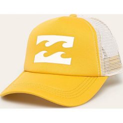 Billabong - Czapka. Pomarańczowe czapki damskie Billabong, z nadrukiem, z poliesteru. Za 89,90 zł.