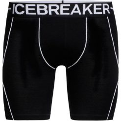 Icebreaker Bokserki Męskie Mens Anatomica Zone Long Boxers Black L. Czarne slipy męskie termoaktywne marki Icebreaker, m. Za 195,00 zł.