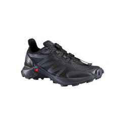 Buty do biegania (trail) męskie SALOMON SUPERCROSS czarne. Czarne buty sportowe męskie Salomon, bez zapięcia, do biegania. Za 349,99 zł.