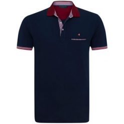 Sir Raymond Tailor Koszulka Polo Męska Whole Xxl Ciemny Niebieski. Niebieskie koszulki męskie Sir Raymond Tailor, xxl, bez wzorów, bez rękawów. Za 109,00 zł.