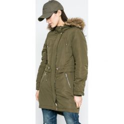 Vero Moda - Parka. Szare parki damskie Vero Moda, m, z materiału. W wyprzedaży za 169,90 zł.