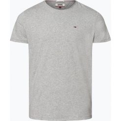 Tommy Jeans - T-shirt męski, szary. Szare t-shirty męskie marki Tommy Jeans, s, bez wzorów, z jeansu, bez kołnierzyka. Za 139,95 zł.