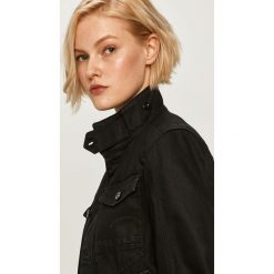 G-Star Raw - Kurtka jeansowa. Czarne kurtki damskie G-Star RAW, s, bez wzorów, z elastanu, retro, krótkie. Za 649,90 zł.