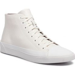 Trampki HUGO - Zero 50417981 10220030 01 White 100. Białe półbuty męskie HUGO, bez wzorów, ze skóry, bez zapięcia. W wyprzedaży za 509,00 zł.