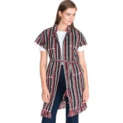 Pinko Loraine Cardigan Niebieski Czerwony. Czerwone bluzy damskie Pinko, l, w paski, z bawełny. Za 1880,95 zł.