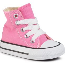 Trampki CONVERSE - Inft C/T Allsta 7J234 Pink. Różowe trampki dziewczęce Converse, bez wzorów, z gumy, na sznurówki. Za 159,00 zł.