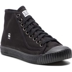Trampki G-STAR RAW - Rovulc Hb Mid D07670-8715-990 Black. Czarne półbuty damskie G-Star RAW, bez wzorów, z gumy, bez zapięcia. W wyprzedaży za 239,00 zł.