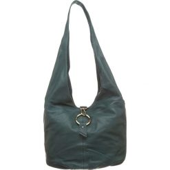 Skórzana torebka w kolorze zielonym - 40 x 30 x 25 cm. Zielone torebki klasyczne damskie Liebeskind, w paski, ze skóry. W wyprzedaży za 329,95 zł.