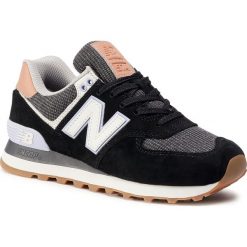 Sneakersy NEW BALANCE - WL574BCX Czarny. Czarne sneakersy damskie New Balance, ze skóry. Za 369,00 zł.