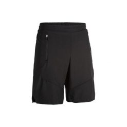 Spodenki fitness kardio FST 500 męskie. Niebieskie spodenki sportowe męskie DOMYOS, m, bez wzorów, z elastanu, sportowe, na fitness i siłownię. Za 59,99 zł.