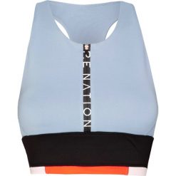 Top P.E NATION EXPEDITION SPORTS. Niebieskie topy damskie Pe Nation, bez wzorów, z tkaniny, z krótkim rękawem. W wyprzedaży za 515,00 zł.