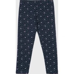 Blukids - Legginsy dziecięce 98-134 cm. Niebieskie spodnie dziewczęce Blukids, bez wzorów, z elastanu. Za 49,90 zł.