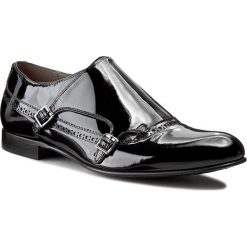 Półbuty GINO ROSSI - Ivo MPV606-H62-0600-9900-0 99. Czarne buty wizytowe męskie Gino Rossi, z aplikacjami, ze skóry, eleganckie, bez zapięcia. W wyprzedaży za 219,00 zł.