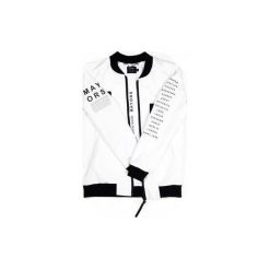 BOMBER MAYORS WHITE. Białe bomberki damskie marki MAJORS, xl, z nadrukiem. Za 310,00 zł.