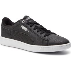 Sneakersy PUMA - Vikky V2 Summer Pack 369113 02 Puma Black/ilver/Puma White. Czarne półbuty damskie Puma, ze skóry ekologicznej. Za 249,99 zł.