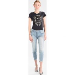 Odzież damska: Armani Exchange Tshirt z nadrukiem obsidian