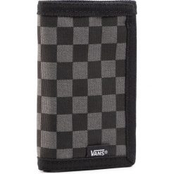Duży Portfel Męski VANS - Slipped VN000EJAK0J1 Black/Gunmetal. Szare portfele męskie Vans, bez wzorów, z materiału. Za 89,00 zł.