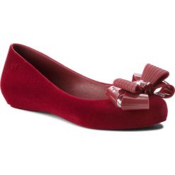 Baleriny damskie: Baleriny ZAXY - Pop Flocked II Fem 82542 Burgund 51901 BB285030 02064