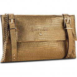 Torebka PATRIZIA PEPE - 2V8172/A4H1-Y342 Dark Gold. Żółte torebki klasyczne damskie marki Patrizia Pepe, ze skóry. W wyprzedaży za 689,00 zł.