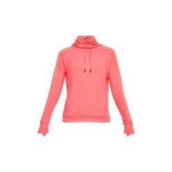 Bluzy Under Armour Featherweight Fleece Funnel Neck 1305498-819. Różowe bluzy damskie Under Armour, s, bez wzorów, bez rękawów, bez kaptura. Za 179,99 zł.