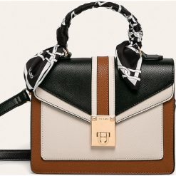 Aldo - Torebka. Pomarańczowe listonoszki damskie ALDO, w paski, z poliesteru, na ramię, bez dodatków. Za 259,90 zł.