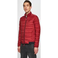 Armani Exchange - Kurtka puchowa. Brązowe płaszcze męskie Armani Exchange, xl, bez wzorów, z materiału, krótkie, bez kaptura. Za 699,90 zł.