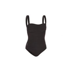 Kostium kąpielowy jednoczęściowy DORA damski. Czarne t-shirty damskie OLAIAN, bez wzorów, z elastanu, sportowe, bez kołnierzyka. Za 119,99 zł.