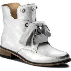 Botki damskie lity: Botki EKSBUT - 68-4952-369-1G Srebro
