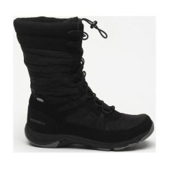 Merrell Approach Tall Śniegowce Czarny. Czarne śniegowce damskie Merrell, na zimę, z materiału, bez zapięcia. Za 550,95 zł.