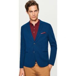 Sportowa marynarka slim fit - Granatowy. Niebieskie bez kategorii marki Reserved. Za 199,99 zł.