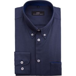 Koszula BIAGIO slim 15-05-12. Białe koszule męskie Giacomo Conti, na lato, s, w kratkę, z bawełny, eleganckie, button down, z długim rękawem. Za 129,00 zł.