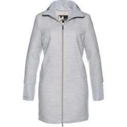 Krótki płaszcz bonprix srebrny matowy. Szare kurtki damskie marki bonprix, bez wzorów, krótkie, bez kaptura. Za 124,99 zł.