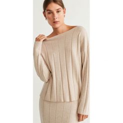 Mango - Sweter Widier. Szare swetry damskie Mango, s, bez wzorów, z wiskozy, bez rękawów, bez kaptura. Za 119,90 zł.