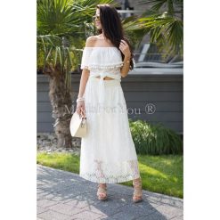 Spódnica maxi Boho. Szare spódniczki damskie Modaforyou, s, bez wzorów, z bawełny, boho, maxi. Za 89,00 zł.