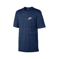 Nike M NSW AV15 TOP SS KNIT, 10 | INNE SPORTY NSW | MĘŻCZYZNA | TOP Z KRÓTKIM RĘKAWEM | BINARY NIEBIESKI / HTR / BIAŁY | XL. Niebieskie koszulki męskie Nike, xl, bez wzorów, z dzianiny, sportowe, bez kołnierzyka, z krótkim rękawem, krótkie. W wyprzedaży za 180,33 zł.