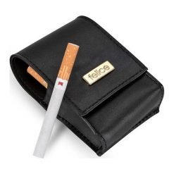 Damskie etui na papierosy Felice FA14 standard czarne - Czarny. Czarne etui damskie Felice, z materiału. Za 29,99 zł.