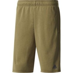 Spodenki i szorty męskie: Adidas Spodenki męskie Essentials Raw Hem French Terry Short M zielone roz. L (BP5470)