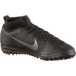 Korki "Mercurial Superfly X 6" w kolorze czarnym. Czarne buty dziewczęce sportowe Nike Men & Kids, bez wzorów, z materiału, na sznurówki. W wyprzedaży za 169,95 zł.