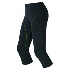 Odlo Damskie Legginsy Biegowe 3/4 Fury Black/Green S. Czarne legginsy sportowe damskie Odlo, s. W wyprzedaży za 148,00 zł.