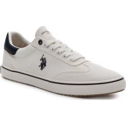 Tenisówki U.S. POLO ASSN. - Ted1 MARCS4102S9/C1 Whi. Białe półbuty męskie U.S. Polo Assn., bez wzorów, z gumy, klasyczne, bez zapięcia. W wyprzedaży za 179,00 zł.
