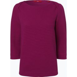 S.Oliver Casual - Damska bluza nierozpinana, lila. Czerwone bluzy damskie marki s.Oliver Casual, s, bez wzorów, bez rękawów, bez kaptura. Za 89,95 zł.