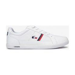 Lacoste Europa Tri 1 Tenisówki Biały. Białe trampki męskie Lacoste, bez wzorów, ze skóry, bez zapięcia. Za 430,95 zł.