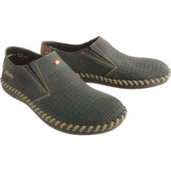 RIEKER B2487-14 blue, półbuty/mokasyny męskie. Niebieskie mokasyny męskie Rieker. Za 289,90 zł.