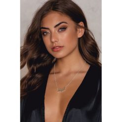 Naszyjniki damskie: Vanessa Moe x NA-KD Naszyjnik IDGAF – Silver