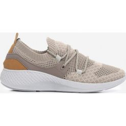 Beżowe Buty Sportowe Effectiveness. Brązowe buty sportowe męskie Born2be, bez zapięcia. W wyprzedaży za 99,99 zł.