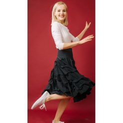 Spódnica spieniona damska midi szara. Szare spódniczki damskie Hultaj Polski, s, bez wzorów, z elastanu, eleganckie, midi. Za 269,00 zł.
