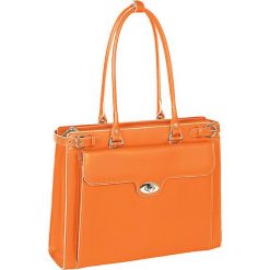 Skórzana torba damska na laptopa 15,4" orange Mcklein Winnetka 94830 - pomarańczowy. Pomarańczowe torby na laptopa Mcklein, w paski, ze skóry, eleganckie. Za 783,02 zł.