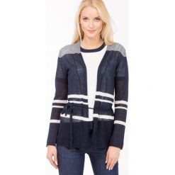 Sweter w paski. Szare swetry klasyczne damskie marki Monnari, na lato, w paski, z bawełny. Za 71,60 zł.