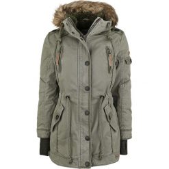 Brandit Layla Girls Parka Kurtka zimowa damska oliwkowy. Zielone kurtki damskie marki Brandit, na zimę, m, z aplikacjami. Za 324,90 zł.