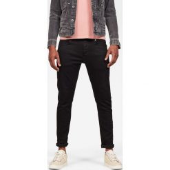 G-Star Raw - Jeansy 3301. Czarne jeansy męskie G-Star RAW, z aplikacjami, retro. Za 469,90 zł.